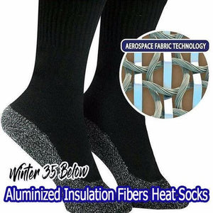 Winter 35 Below Aluminized Insulation Fibers Heat Socks - Minaal store