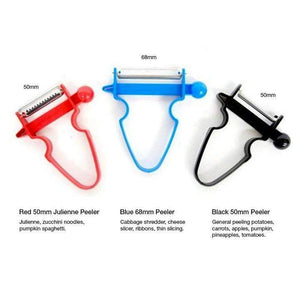 ONLY $9.99 - 80%OFF DISCOUNT, 3-Set Original Swiss Peeler, Red/Green/Yellow - Peel Anything In Seconds - Minaal store