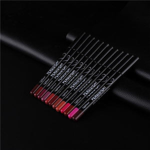 LIPSTER ™ : 12PCs Lip Liner Pencil Waterproof Smooth Matte and Longlasting - Minaal store