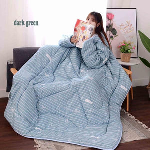 Winter Lazy Quilt with Sleeves - Minaal store