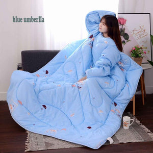 Winter Lazy Quilt with Sleeves - Minaal store