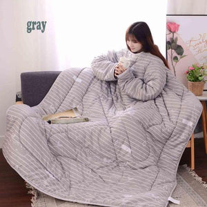 Winter Lazy Quilt with Sleeves - Minaal store
