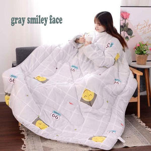 Winter Lazy Quilt with Sleeves - Minaal store