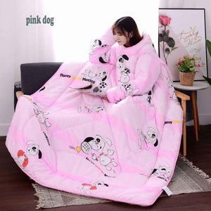 Winter Lazy Quilt with Sleeves - Minaal store